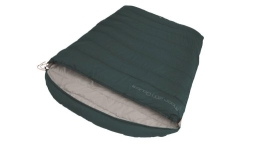 Easy Camp Moon 200 Double Sleeping Bag 220 x 150 cm 2 way open - auto lock, L-shape Teal