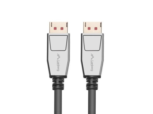 Lanberg DisplayPort M/M Cable 20 PIN V1.4 8K 60HZ CA-DPDP-20CU-0010-BK 1 m