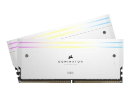 CORSAIR RAM Dominator Titanium RGB - 48 (2 x 24 Kit) - DDR5 6000 DIMM CL30