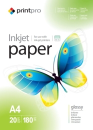 ColorWay PrintPro Photo Paper, 20 sheets High Glossy 180 g/m² A4