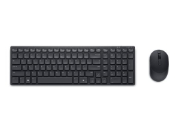 Dell Silent Keyboard and Mouse KM555 Keyboard and Mouse Set Wireless Ukrainian (QWERTY) Black
