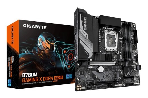 Mainboard GIGABYTE Intel B760 LGA 1700 micro ATX RAM DDR4-SDRAM 4xSlots 2xNumber of M.2 (M) slots B760MGXDDR4GEN5
