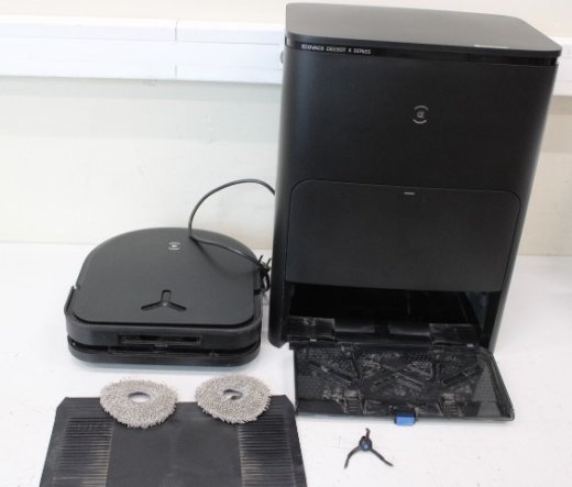 SALE OUT. Ecovacs DEEBOT X5 OMNI Vacuum cleaner, Robot, Wet&Dry, Operating time 164 min, Dust bin 0,25 L, 6400mAh, Black + Auto-empty statio Ecovac...
