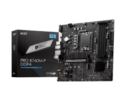 Motherboard PRO B760M-P DDR4 s1700 4DDR4 DP/HDMI 2M.2 mATX