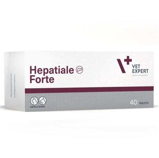 VETEXPERT Hepatiale Forte - supplements for dogs and cats - 40 tablets