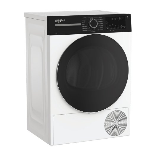 Whirlpool Dryer Machine WPS D8 WBS EE Energy efficiency class D Front loading 8 kg Heat pump Digital Depth 55 cm White
