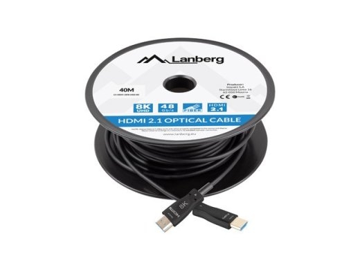 LANBERG HDMI CABLE M/M V2.1 40M 8K OPTICAL AOC