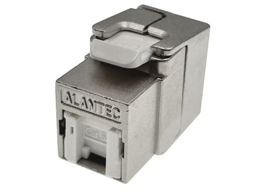 RJ45 cat.6A PoE+ STP keystone module