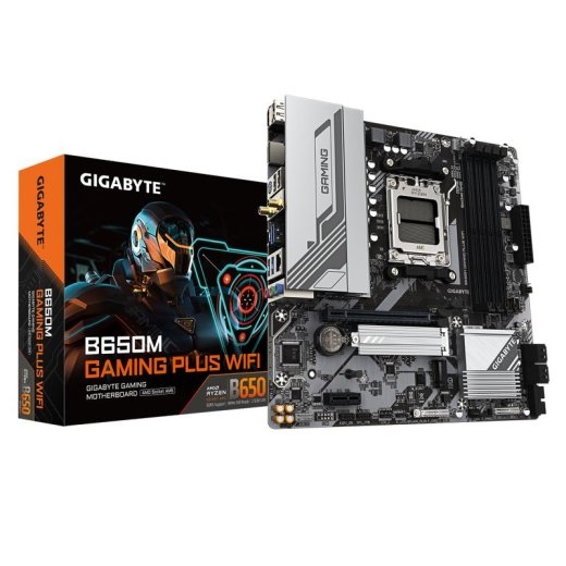 Gigabyte B650M GAMING PLUS WIFI - 1.X - motherboard - micro ATX - Socket AM5 - AMD B650