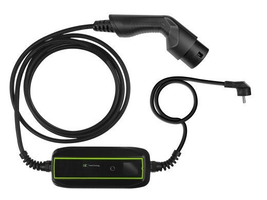Green Cell EV16 electric vehicle charging station Black 1 Built-in display LCD
