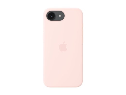 Apple iPhone 17e Silicone Case with MagSafe – Soft Pink Apple