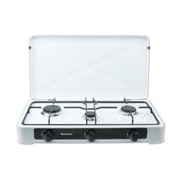 Countertop Hob Gas Ravanson K-03TB [white; 3 zone(s)]