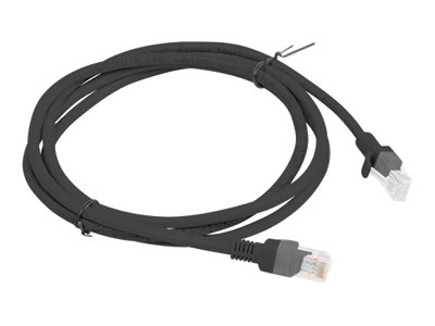 Lanberg Patch cable - CAT 5e RJ-45 - male 1.5 m Black
