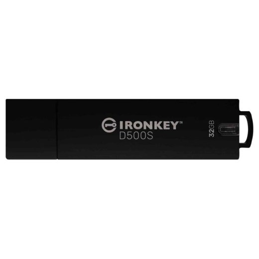 Kingston USB flash drive IronKey D500S - USB 3.2 Gen 1 - 32 - black