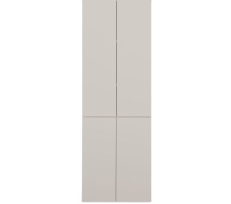BATHROOM CABINET NEL DD 1K BASKET CASMERE COLOUR LONG DOORS