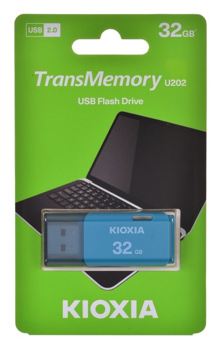 Kioxia TransMemory U202 USB flash drive 32 USB Type-A 2.0 Blue