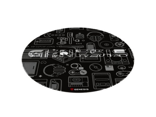 Genesis Protective Floor Mat Tellur 300 Round Gear Polyester Floor Mat Multicolor