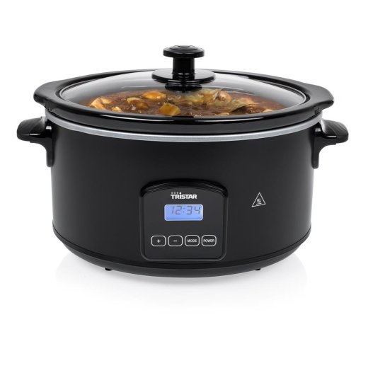 Tristar Digital Slowcooker VS-3920 210 W Stainless steel 4.5 L Number of programs 4 Black