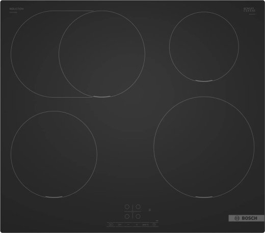 Bosch PIF61ABB5E hob Black Built-in 60 cm Zone induction hob 4 zone(s)