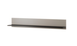 Cama 2-piece shelf SOHO 125x20x20 cashmere + black