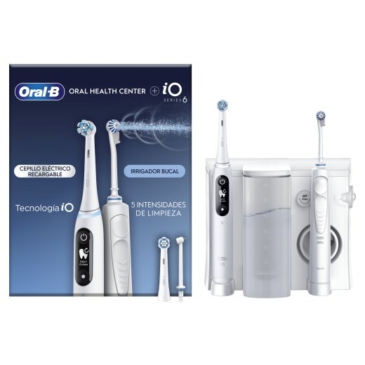 Oral-B Electric Toothbrush iO6 & OxyJet Rechargeable For adults Number of brush heads included 2 Number of teeth brushing modes 5 White