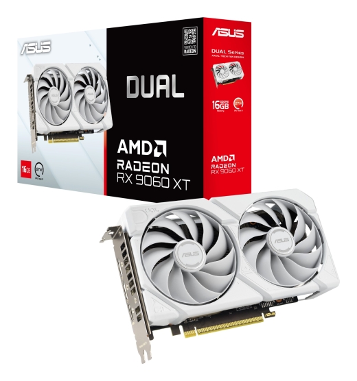 Asus Dual Radeon RX 9060 XT 16GB GDDR6 AMD 16 Radeon RX 9060 XT GDDR6 HDMI ports quantity 1 PCI Express 5.0