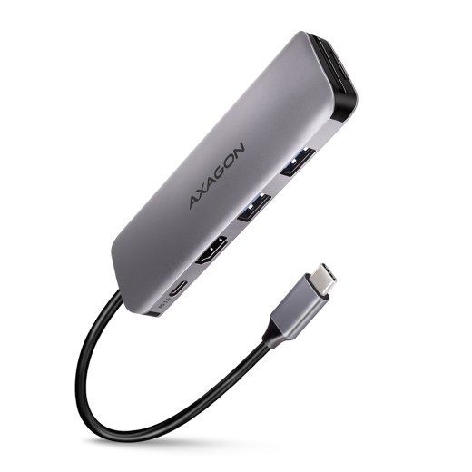 AXAGON SuperSpeed USB-C COMBO 5in1 Hub HMC-5
