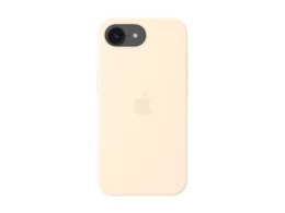 Apple iPhone 17e Silicone Case with MagSafe – Vanilla Apple