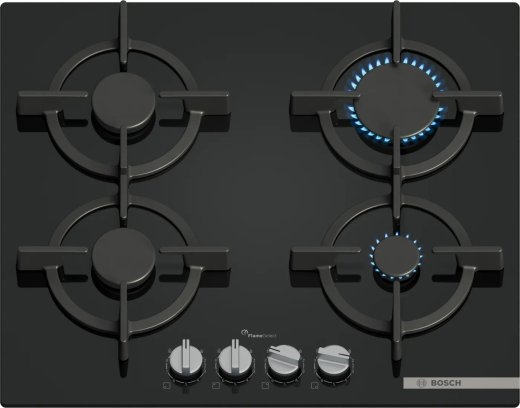 BOSCH Gas Hob PPP6A6I10, Width 60cm, Black