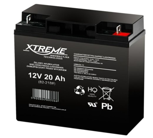 Gel battery 12V 20Ah XTREME