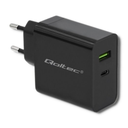 Charger 45W 5-20V 2.25-3A USB typ C PD USB Black