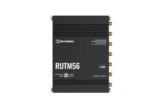 Teltonika Dual Modem Router RUTM56 802.11ac 10/100/1000 Mbit/s Ethernet LAN (RJ-45) ports 4 Mesh Support Yes MU-MiMO Yes No mobile broadband