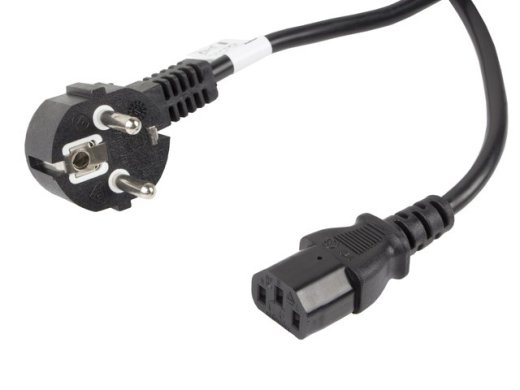 Power cable CEE 7/7 - IEC 320 C13 10M black