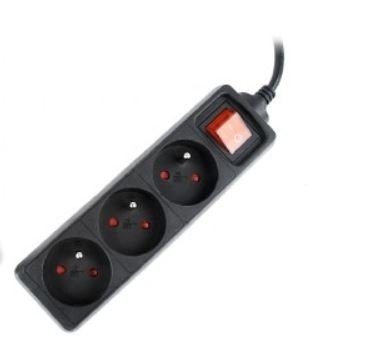 UPS power strip 3FR/16A/C14/0.6m/black
