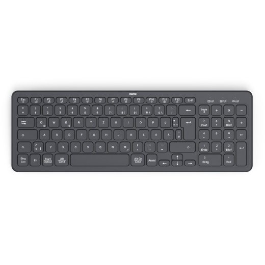 Hama multi-device wireless keyboard WK-300 black