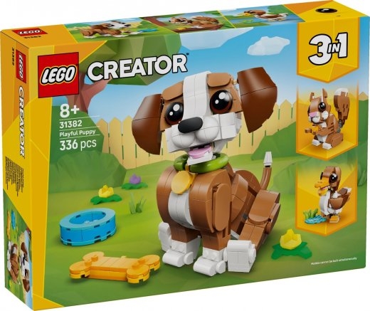 Blocks Creator 31382 Cute Animals: Playful Puppy Dog