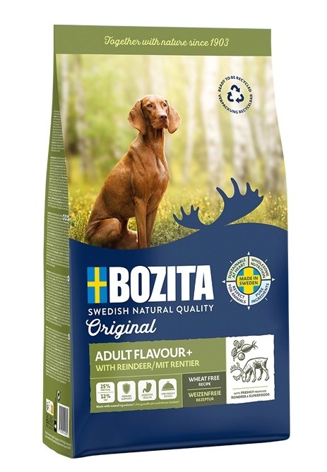 BOZITA Original Adult Flavour+ Reindeer - dry dog food - 12kg