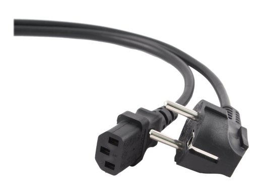 Cablexpert Power cord (C13), VDE approved Black
