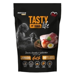 BIOFEED Tasty Dogs Life Junior Duck - wet dog food - 500g