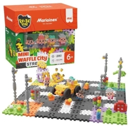 Marioinex Mini Waffle Building Blocks – City: Street, 280 pieces