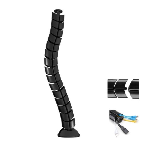 Organizer grille cables to the desk MC-768 B black