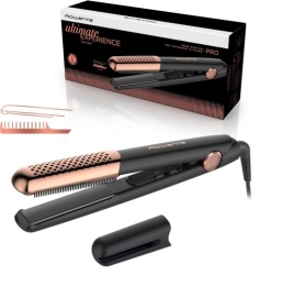 Rowenta Professional Hair Straightener SF8230F0 Ceramic heating system Display LED indicators Temperature (max) 200 °C Black/Copper