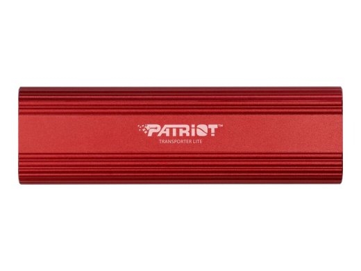 Patriot external hard drive TRANSPORTER Lite - 512 - USB-C 3.2 Gen 2 - red