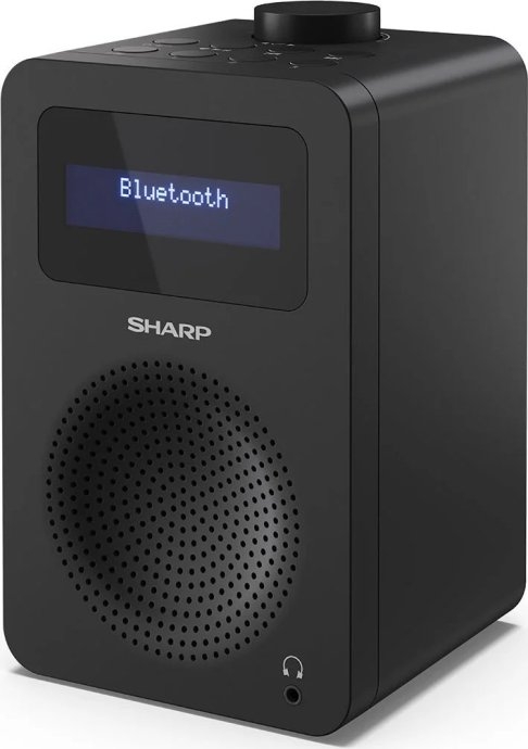 Sharp DR-430(BK) Digital Radio, FM/DAB/DAB+, Bluetooth 5.0, Midnight Black Sharp Digital Radio DR-430(BK) Bluetooth Midnight Black