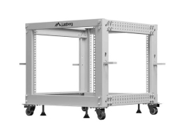 LANBERG OPEN RACK 19" 9U 600X600-1100 ADJUSTABLE GREY