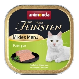 ANIMONDA Vom Feinsten Mildes Menu Mono Turkey - wet cat food - 100g