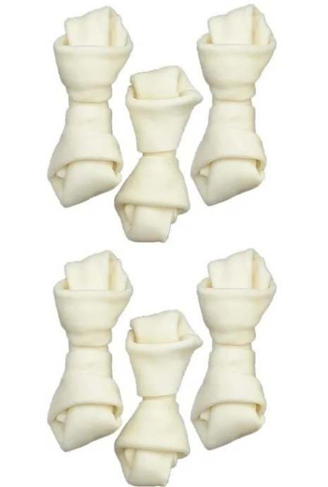 ZOLUX Knotted white bone - chew for dog - 54g