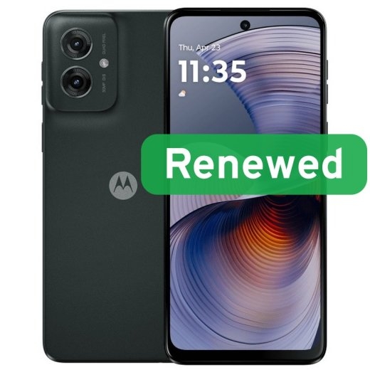 Motorola Renewed Grade C Motorola G55 Forest Gray 6.5 " IPS Display 256 Android