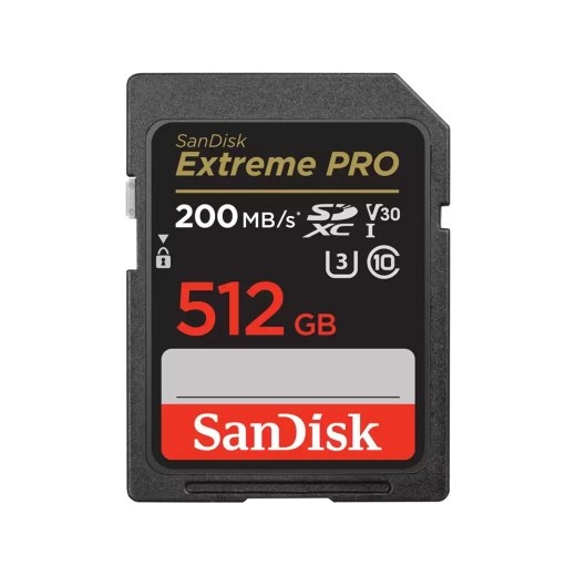SanDisk Extreme PRO 512 SDXC Class 10
