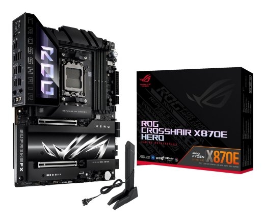 Mainboard ASUS AMD X870E SAM5 ATX Memory DDR5 Memory slots 4 2xPCI-Express 4.0 16x 2xPCI-Express 5.0 16x 4xM.2 1xHDMI 1xAudio-In 1xAudio-Out 6xUSB...